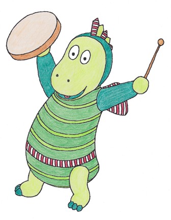 Lauri soittaa kehärumpua